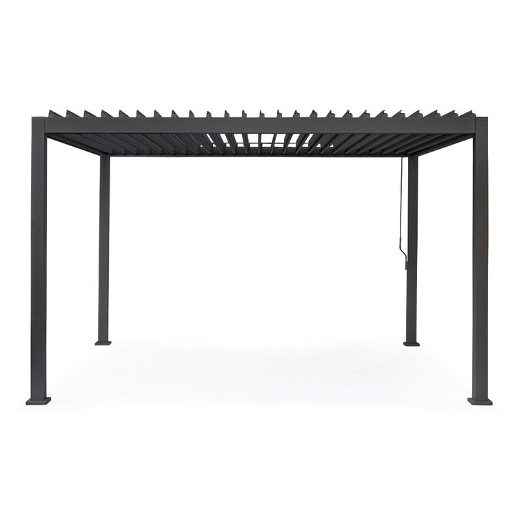 Pergola 3x4m Mirador VollAlu mit Lamellendach Anthrazit Kaufen auf