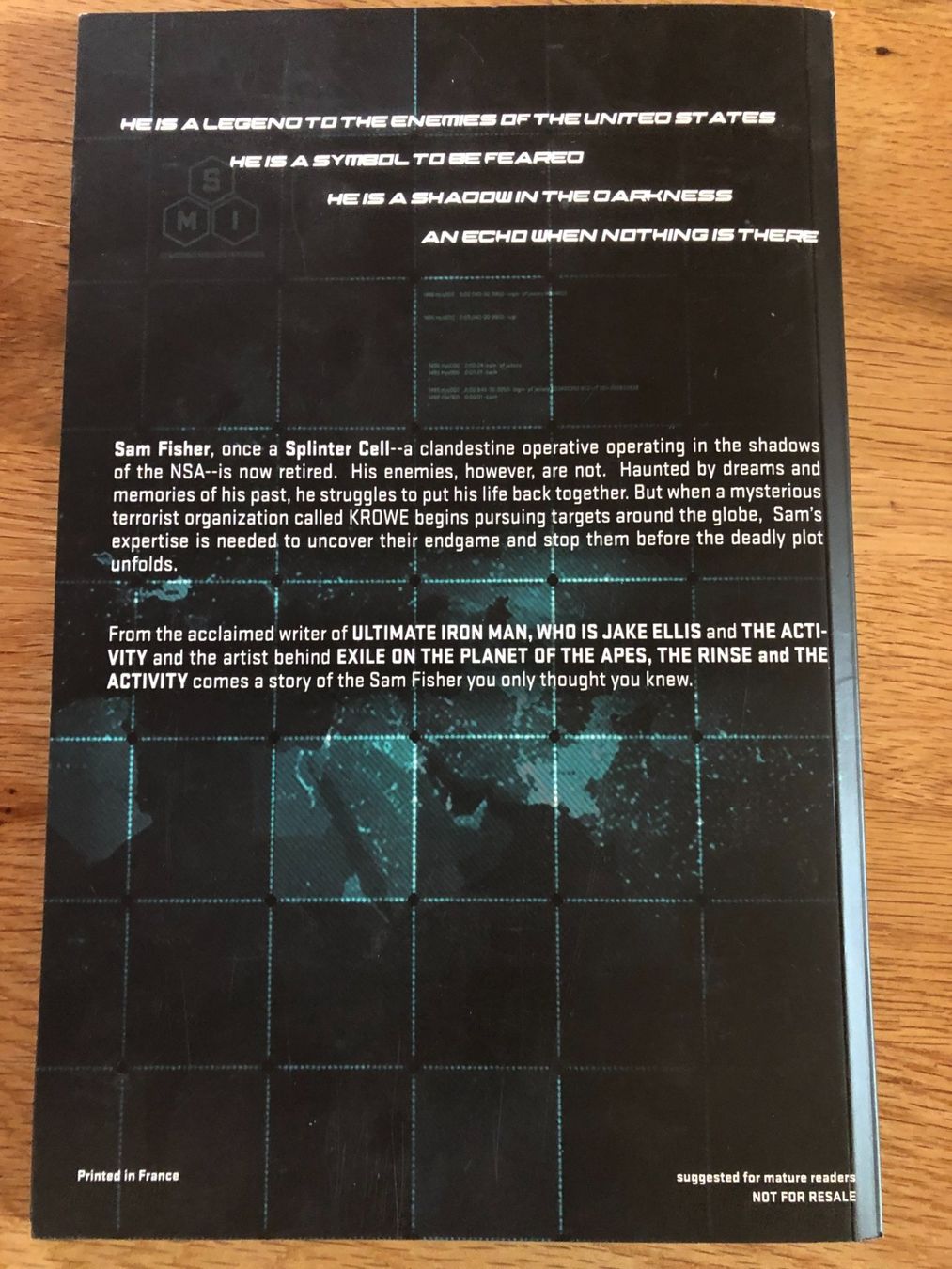 Fumetti: Splinter Cell Comic Echos – Nuovo (secondo la descrizione) da Winterthur venduto da Strubzilla 1