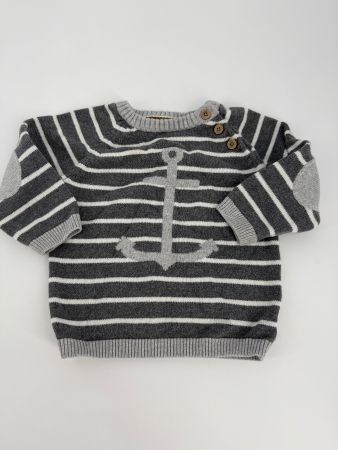 Pullover mit Anker Motiv Gr. 80 von H&M