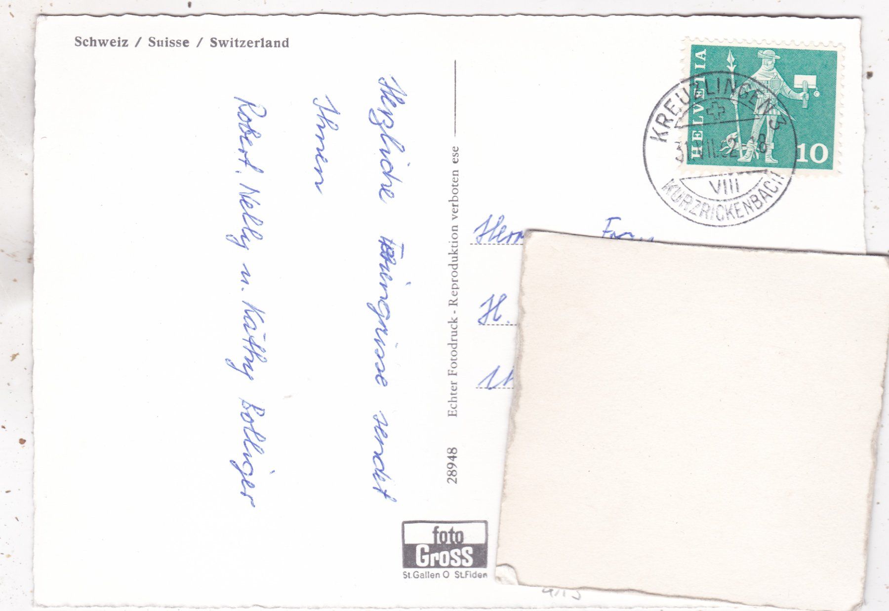 Cartes postales: Schlösser Bodensee Rheinfall 1962 – D'occasion à Herisau par Lisegrat2008 1