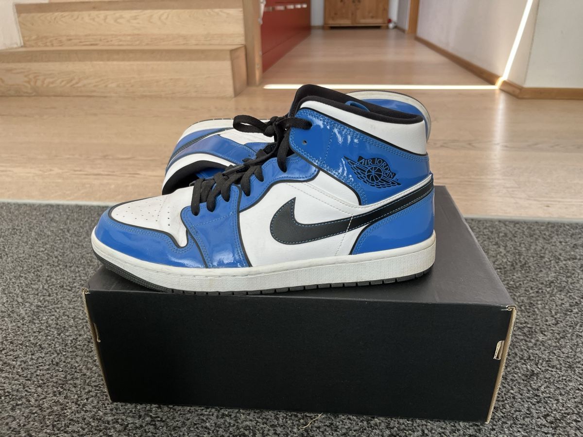 Jordan Scarpe da uomo: Air Jordan Mid Signal Blue – Usato da Küblis venduto da kimimathis