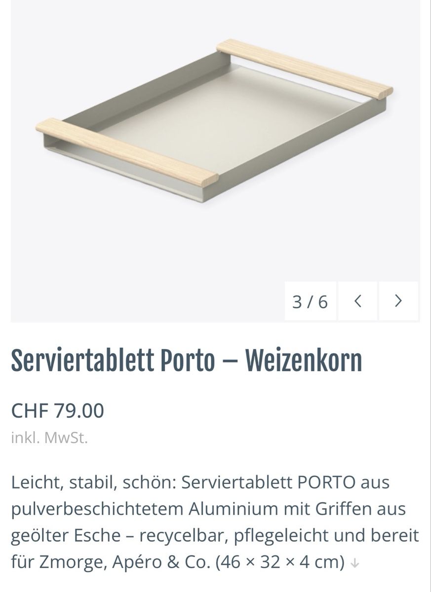 Plateaux: Serviertablett Originalverpackt  – Neuf avec emballage d'origine à Basel par Gundeli-25 1