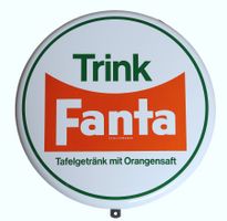 Fanta Tafelgetränk mit Orangensaft Emailschild
