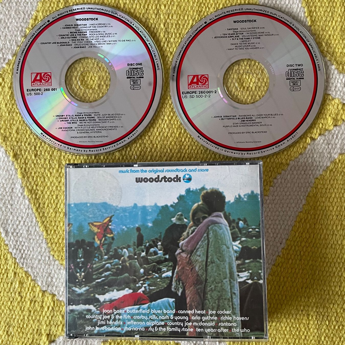 CD: WOODSTOCK-2CD ORIGINAL SOUNDTRACK70 – Usato da Rorschacherberg venduto da CD-Roli
