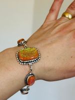 Triplet Opal Gemstone Handmade Bracelet Jewelry 24 Gms