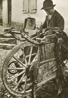 CHUR - Fahrender Handwerker um 1920