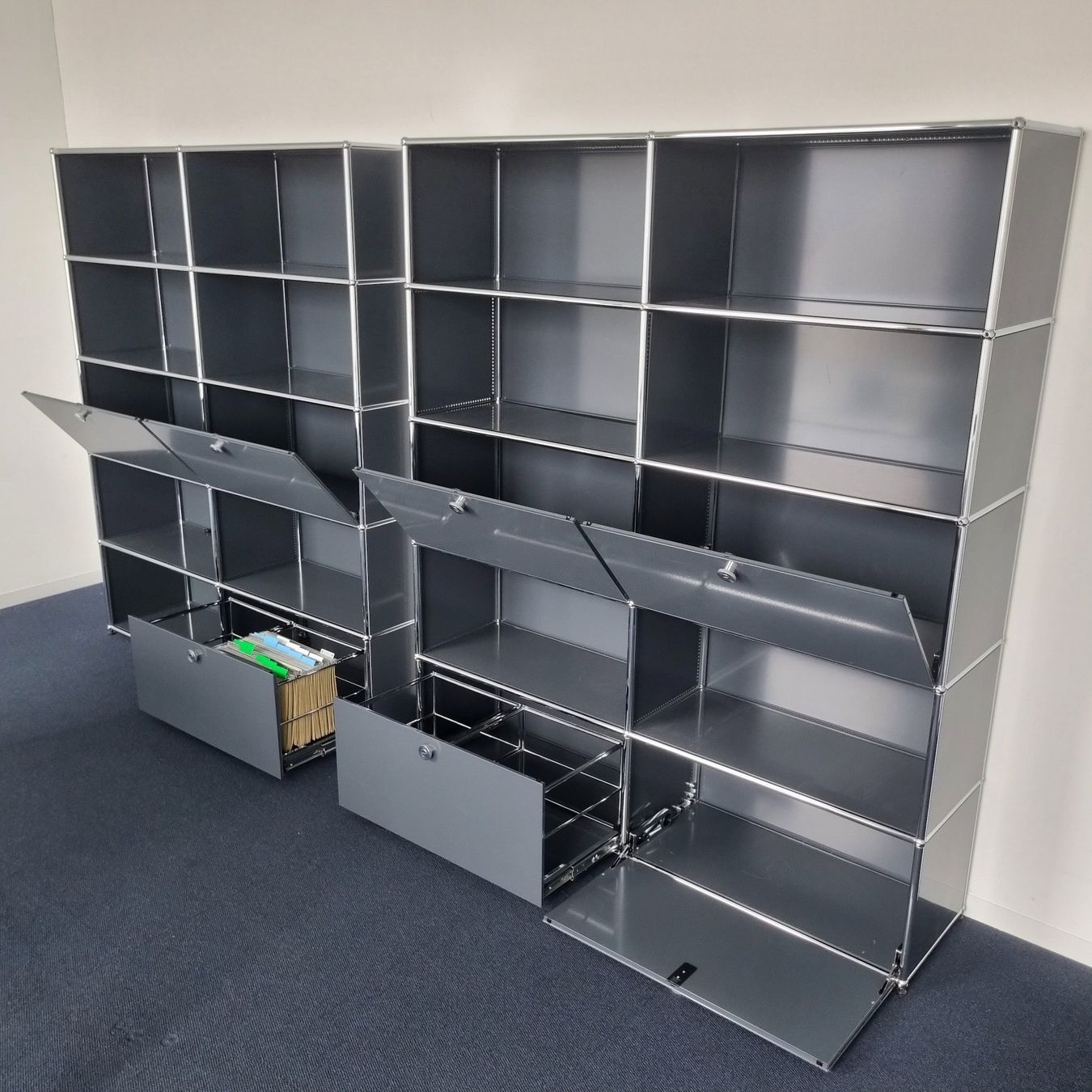 USM Scaffali: Usm Haller Regal 2x5 Anthrazit – Usato da Affoltern am Albis venduto da Zapro 1