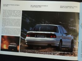 Prospekt Mitsubishi Galant Hatchback 4x4  1989