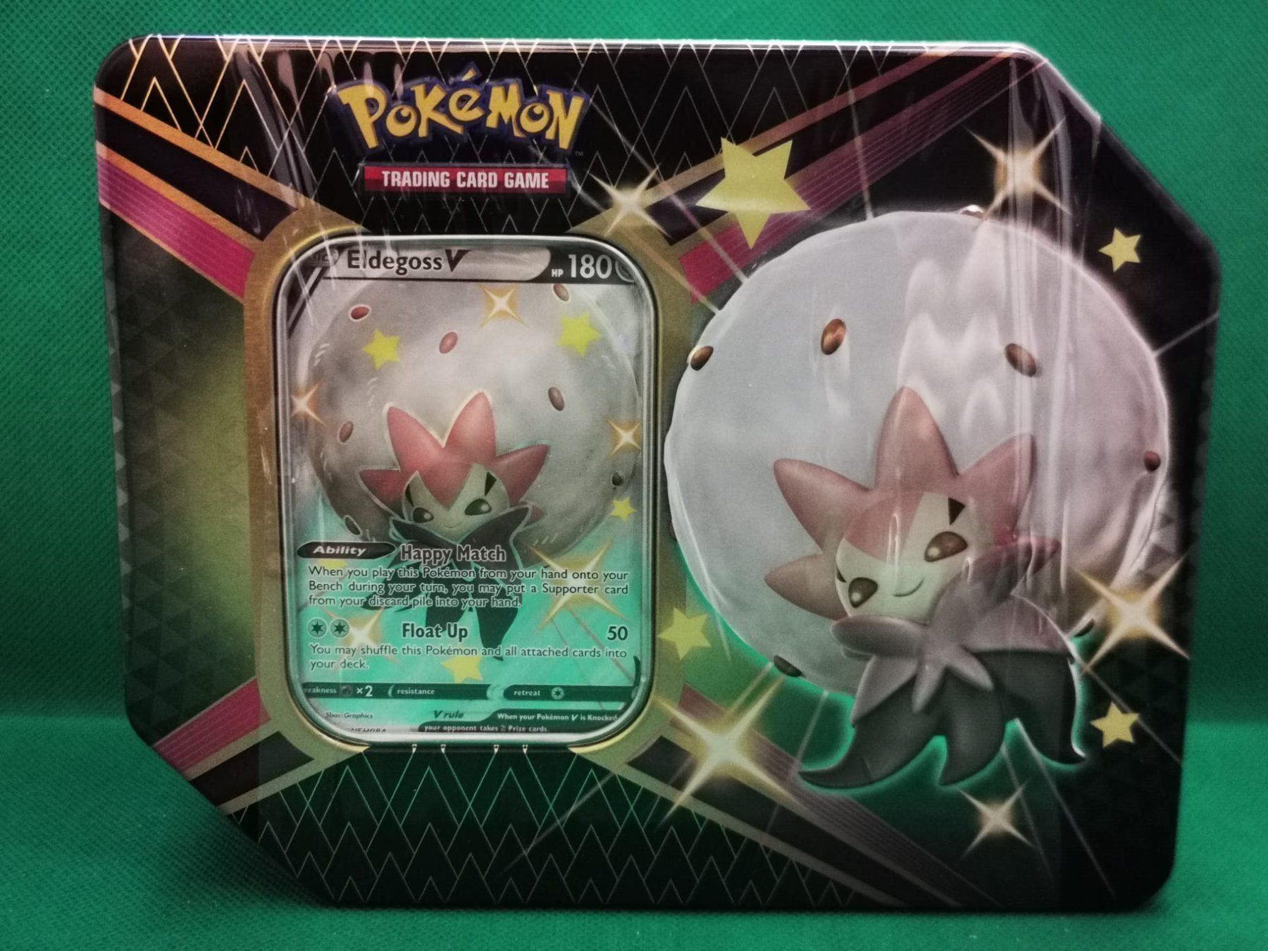 Cartoline: Pokemon Schwert & Schild Shining Fates Eldegoss V Tin Box – Nuovo e nell'imballaggio originale da Opfikon venduto da Yoshis_World 1