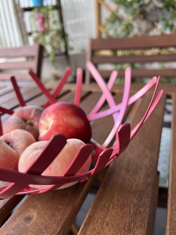Piatti di portata: Coupe de fruits design rouge – Usato da Versoix venduto da L_armoire_d_isa 1