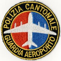 Badge Polizia Cantonale Guardia Aeroporto