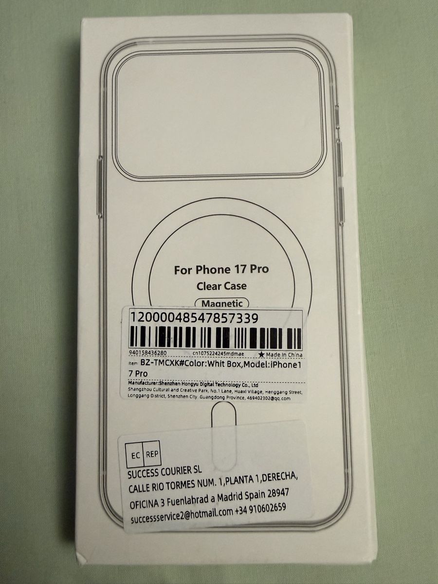 Covers & Schutzfolien: Coque iPhone 17 Pro transparente, magnétique, neuve! – Neu und originalverpackt aus Lausanne von Licio7