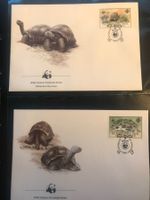 WWF Seychellen 1985 Riesenschildkröte Satz Ersttagsbriefe