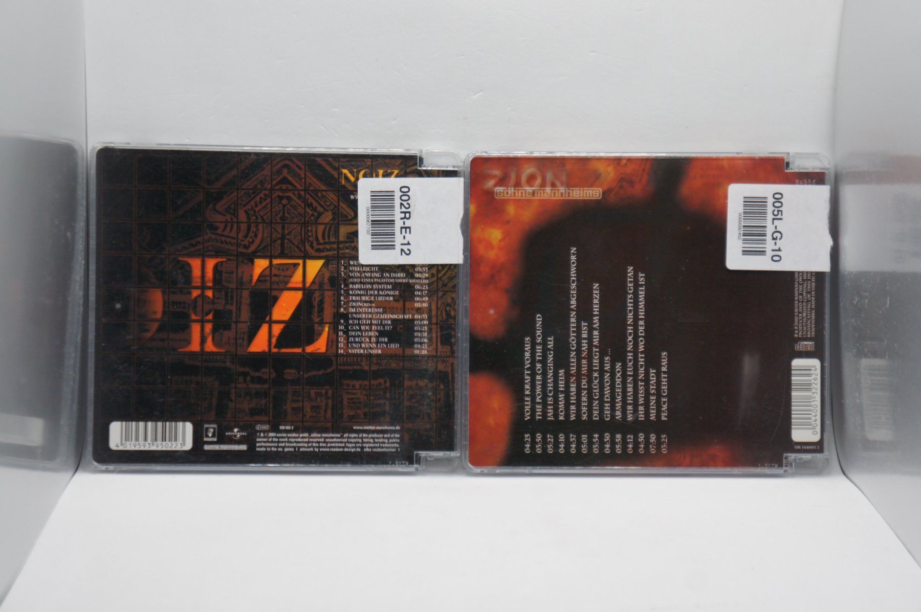 CD: 2 CD Söhne Mannheims – Zion + Noiz – Usato da Ernetschwil venduto da luisvonerni 1