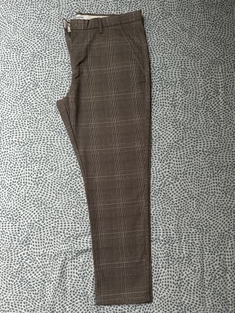 Pantalon Homme C&A à carreaux - Taille 36 - Élégant!