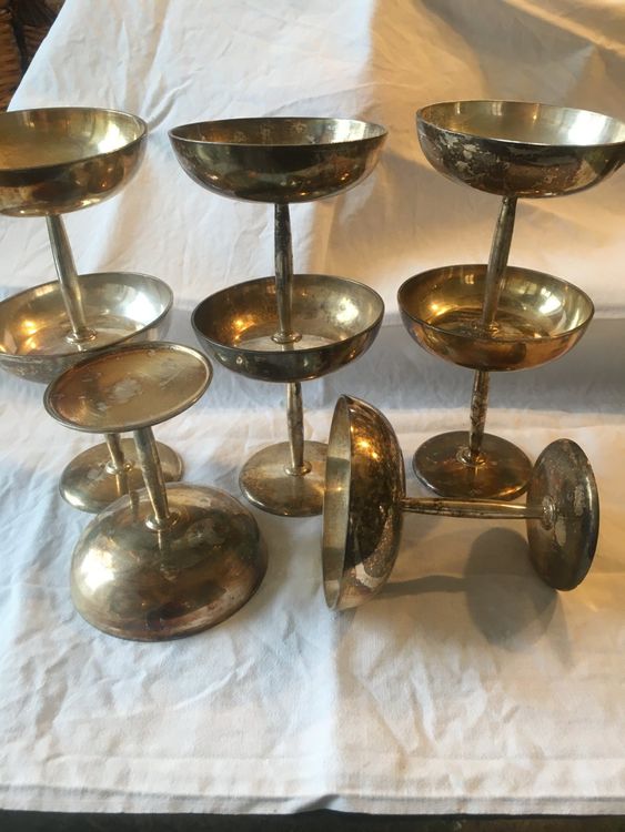 Ancien Couteau à Tartiner Argent Massif & Manche Argent Fourré – Vintage