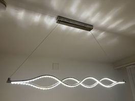 Moderne LED Hängelampe, Deckenlampe ca. 104 cm