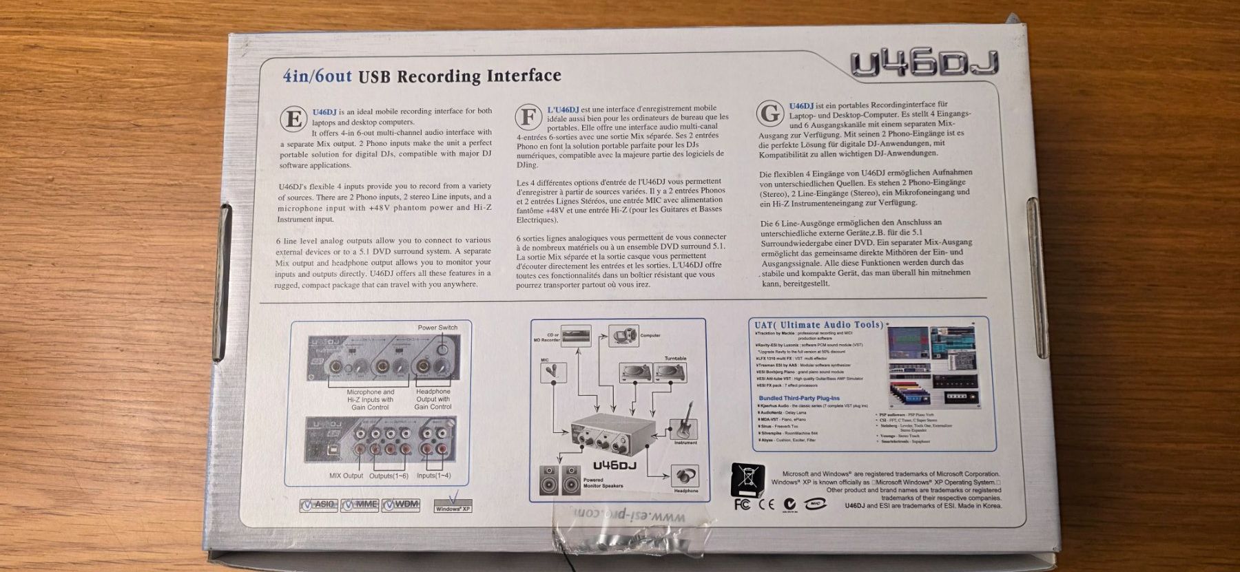 Platines de mixage: Audio 4-in/6-out USB Recording Interface  U46DJ – D'occasion à St-Sulpice VD par jpw_6xc8 1