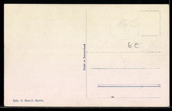 Cartoline postali: St. Gottardo, Hotel St. Gottardo mit Ber – Usato da Berlin venduto da bartko-reher 1