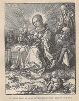 Antik Druck, Albrecht Dürer, Hl. Familie