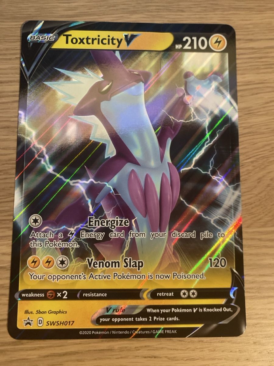 Karten: Toxtricity V jumbo black star card – Neu (gemäss Beschreibung) aus Buchs SG von danilozf