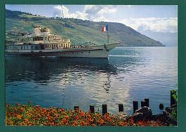Lac Léman, Raddampfer ITALIE, ungelaufen, Grossformat
