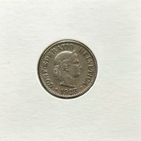 Schweiz 10 Rappen 1928 zvgl in Münzrähmchen