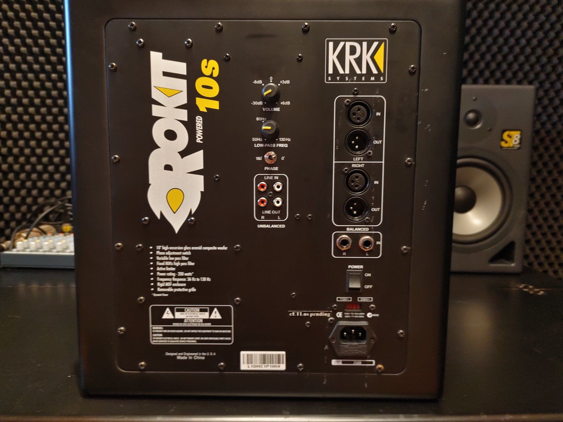 KRK Lautsprecher: KRK Rokit 10s Aktiv Subwoofer – Gebraucht aus Stäfa von  3