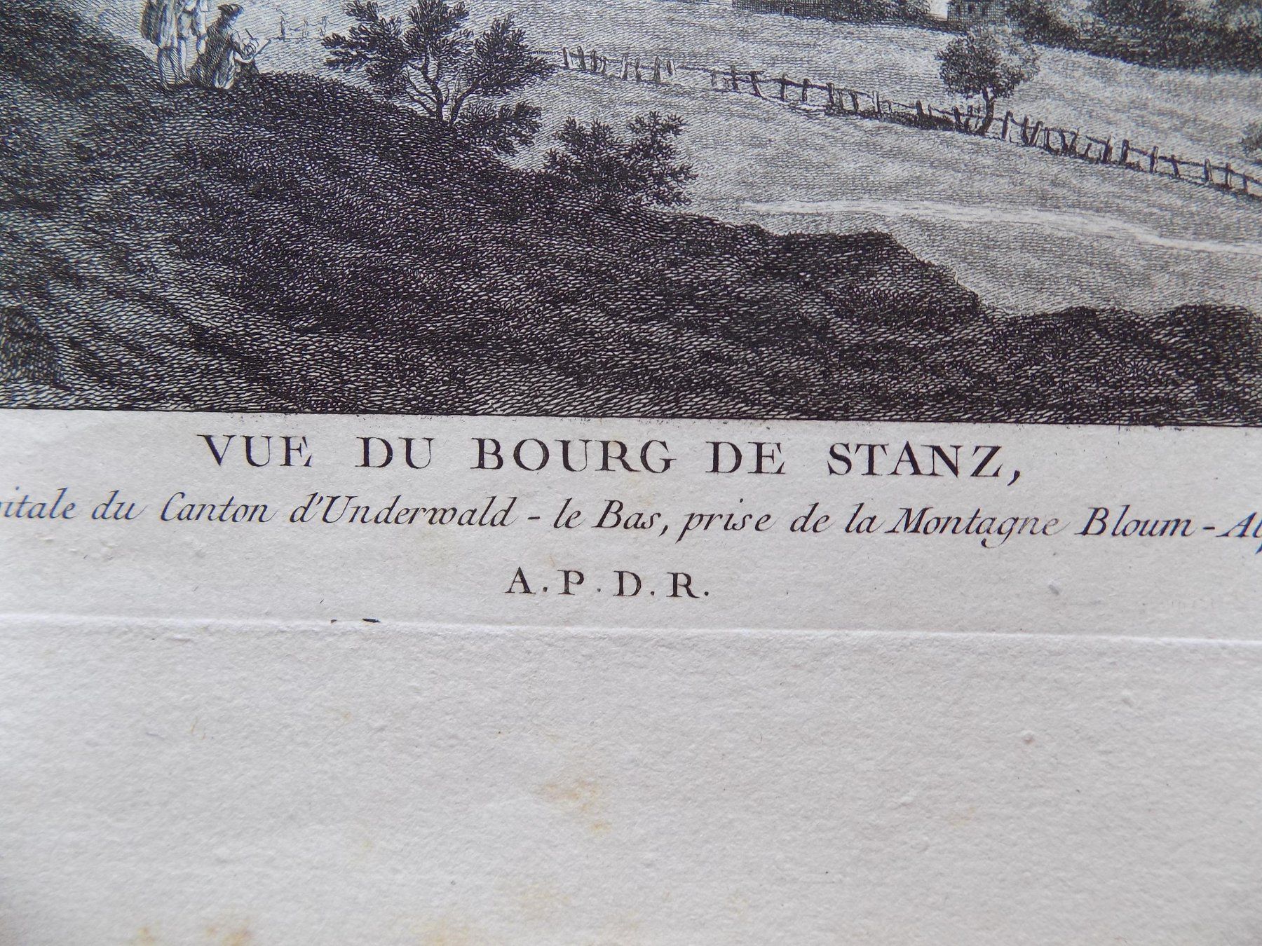 Gravures: Stans grosser Kupferstich – D'occasion à Risch par Rischli15 3
