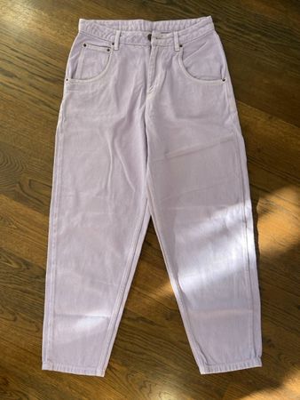 Barrel / Big Carrot Jeans / American Vintage / Lila / Gr. 27