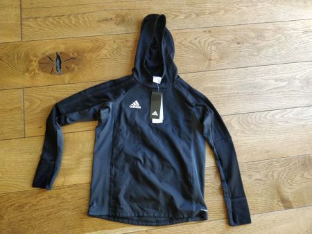 adidas Tiro 17 Warm Top Kinder Hoody 140 skiunterwäsche