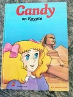 Livre vintage Rouge et Or : Candy en Égypte