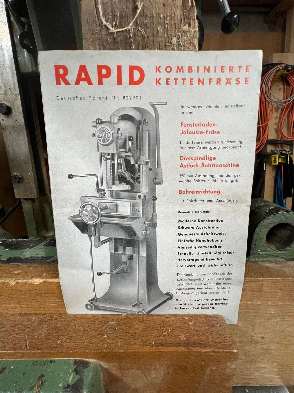 Rapid Alle Maschinen: Rapid - Kombinierte Kettenfräse – Gebraucht aus St. Stephan von Sudoku21 3