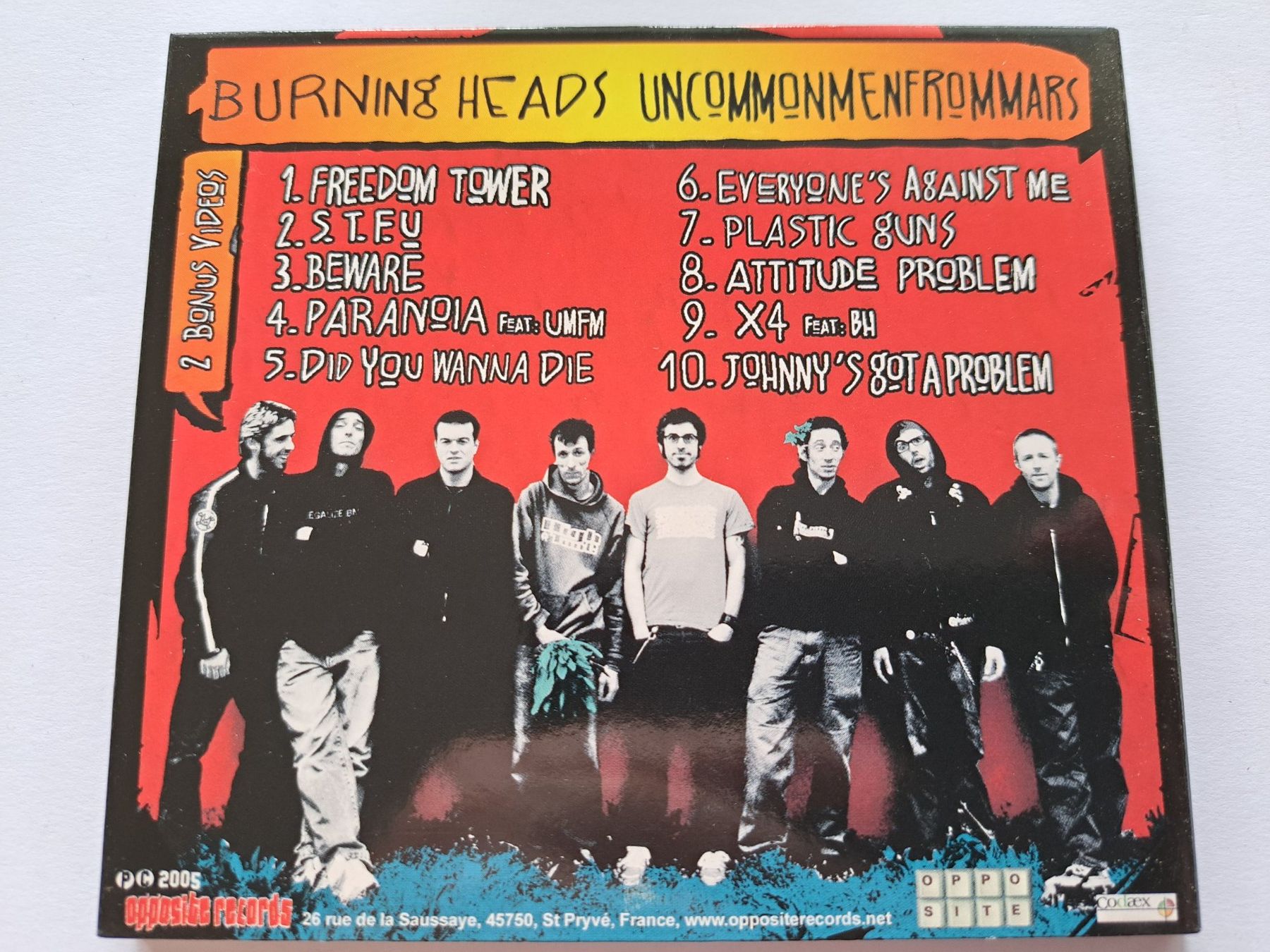 CDs: Cd Burning Heads / Uncommonmenfrommars – Incredible Rock Mac – D'occasion à Pully par bro_n52j 1