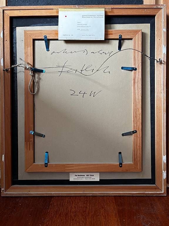 Gemälde: Oskar Dalvit, Ölgemälde «Festlich», 1968 – Gebraucht aus Zürich von tkhs 3