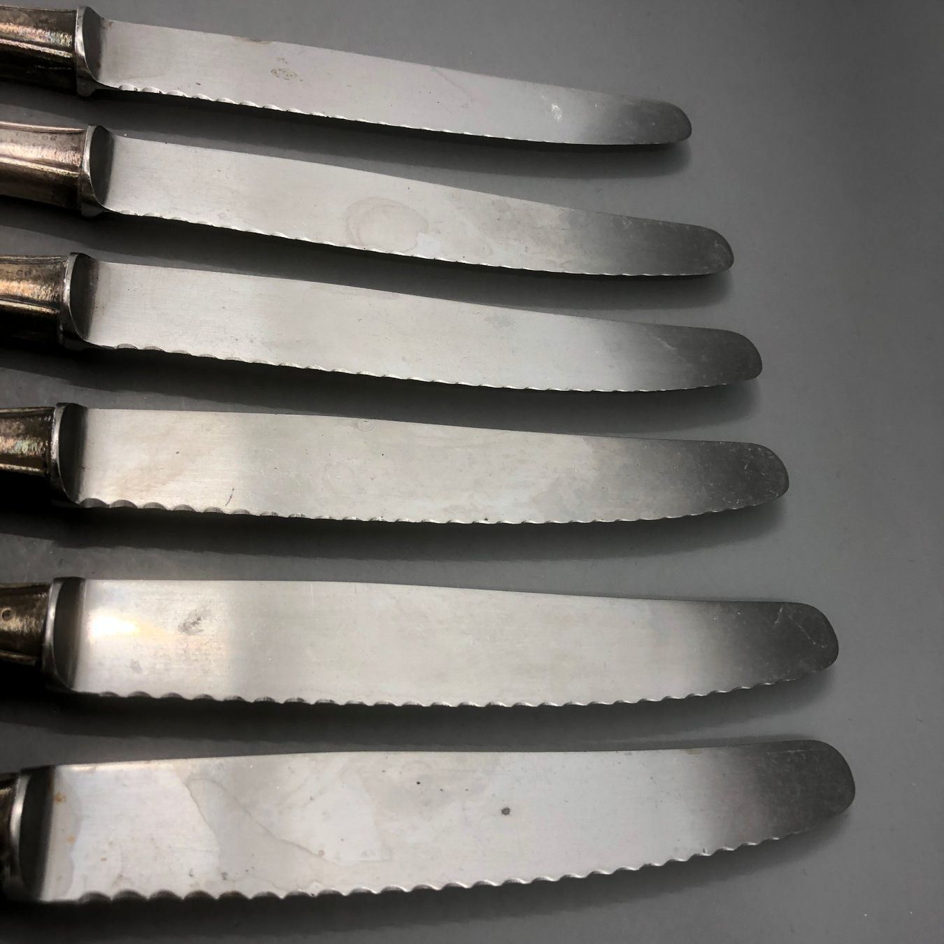 Posate: 6 Dessertmesser versilbert – Usato da Basel venduto da Tiabeanie 7