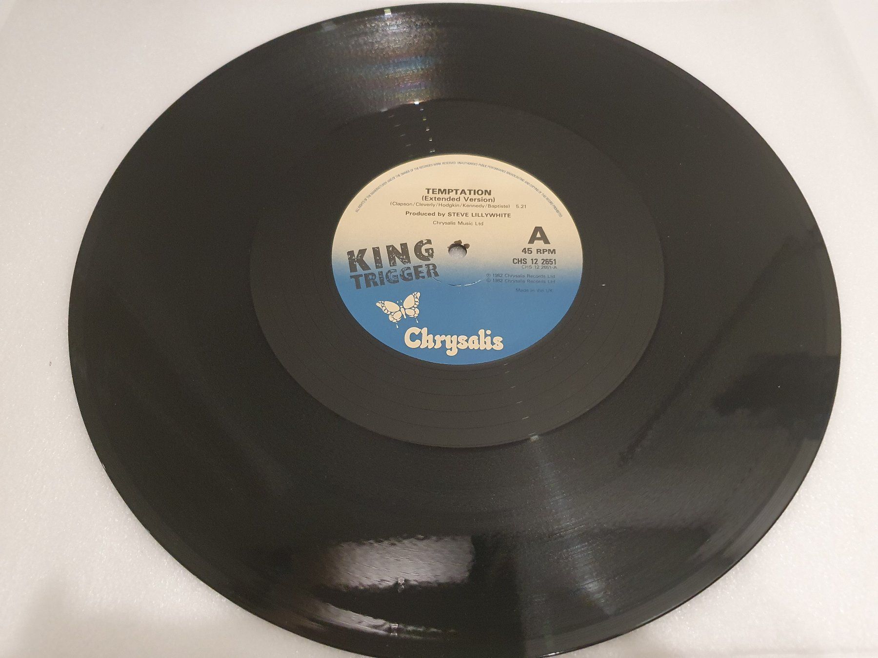 Dischi in vinile: King Trigger – Temptation (Single, Rock) – Usato da Uster venduto da Vinyl-Leidenschaft 2