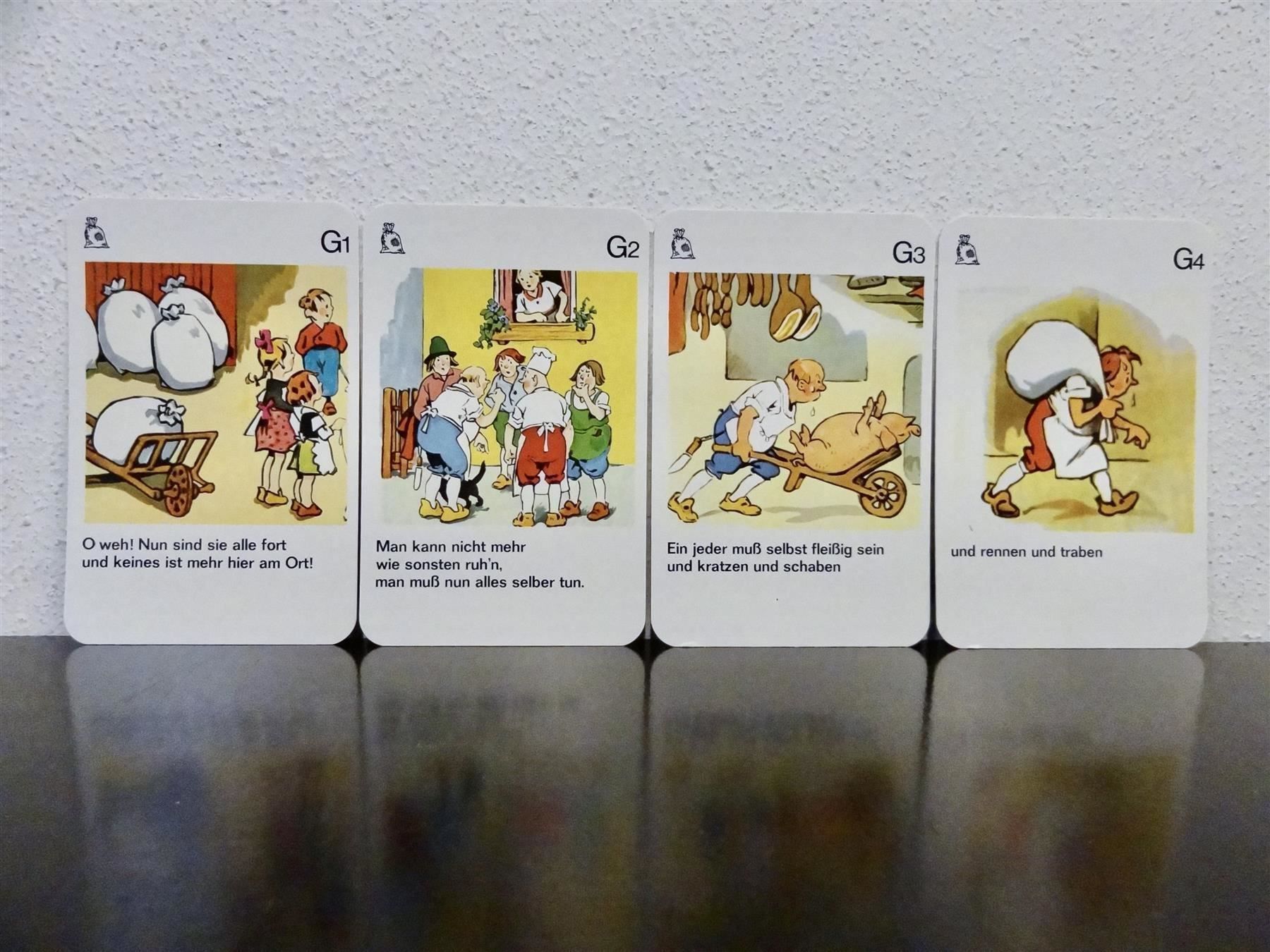 Spiele: schönes altes Quartett HEINZELMÄNNCHEN – Gebraucht aus Kerzers von wisaundso 8