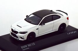 BMW M2 CS F87 2020 Alpinweiss / schwarz / Carbon        1:43