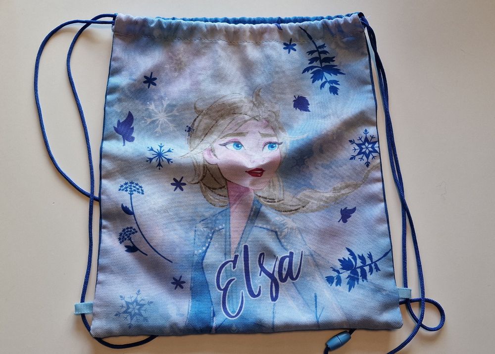 Sac à Dos Piscine/gym Personnalisable 'La Reine Des Neiges' - Réf. 39 - Neuf