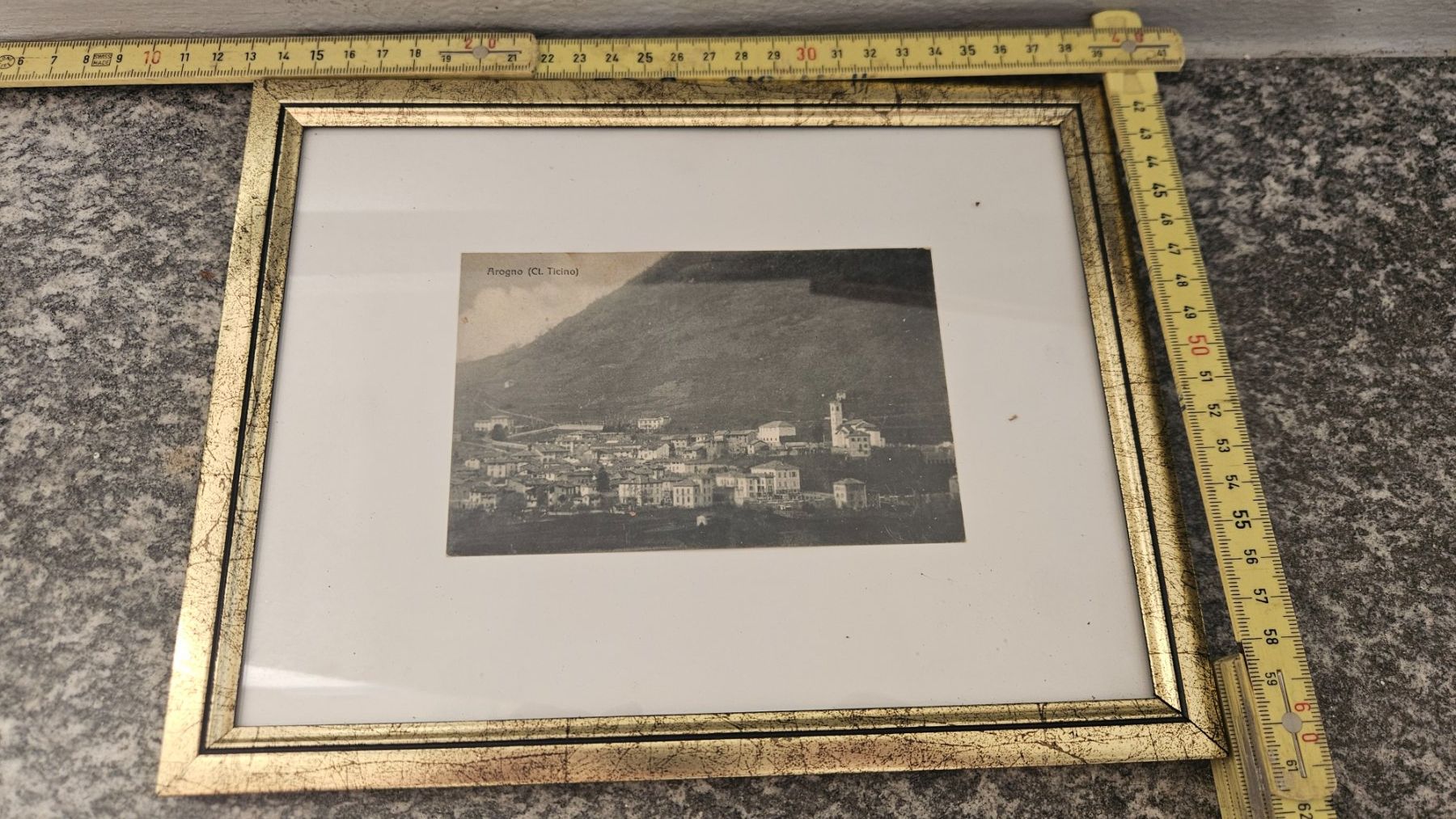 Gemälde: Quadretto Arogno (Ticino) – Gebraucht aus Melano von H-Sara 1