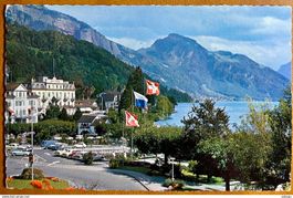 WEGGIS  - Parking - Hôtel Beau-Rivage 1966