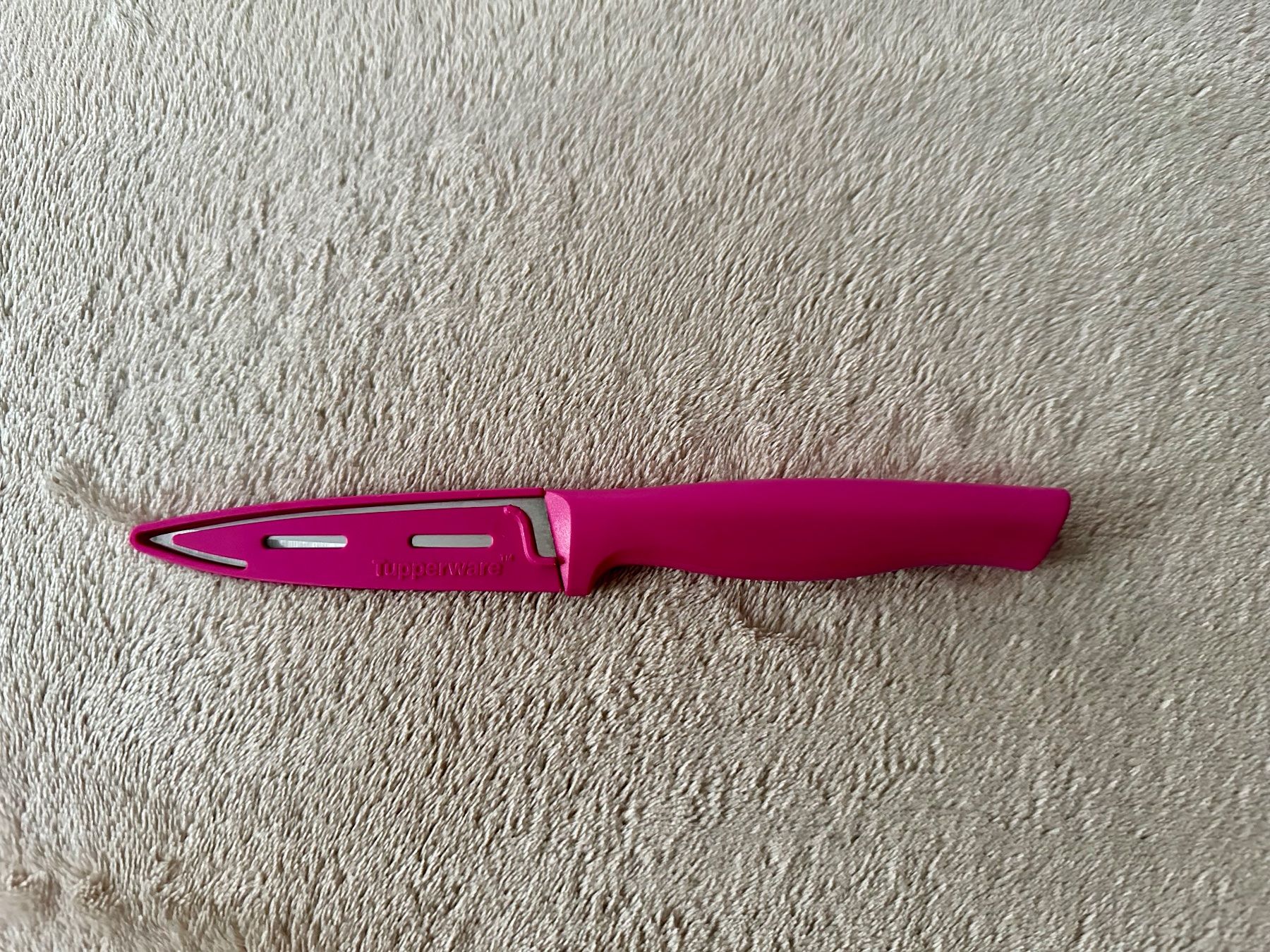 Tupperware Coltelli da cucina: Tupperware Küchenmesser/Gemüsemesser, pink – Nuovo (secondo la descrizione) da Wallbach venduto da paxnic