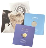 PIÈCE COMMÉMORATIVE DIANA CINQ LIVRES