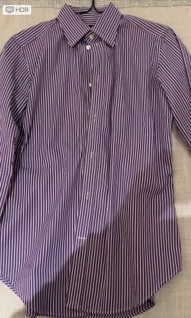 Chemisier Ralph Lauren violet/blanc T.38