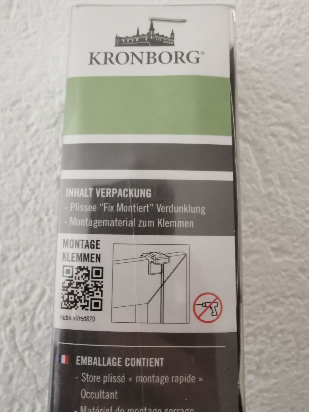 Vorhänge: KRONBORG Plissee Rollo Verdunklung 90 x 130 cm – Neu und originalverpackt aus Bertschikon Gossau von Andre675 3