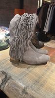 Bottes style western frangées grises taille 38 excellentes c