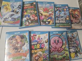 Wii U Top Spiele sehr guter Zustand