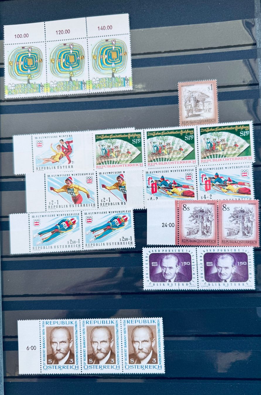 Alle Briefmarken: **Briefmarken Sammlung Österreich diverse Motiven** – Gebraucht aus Langrickenbach von MeUs74 6