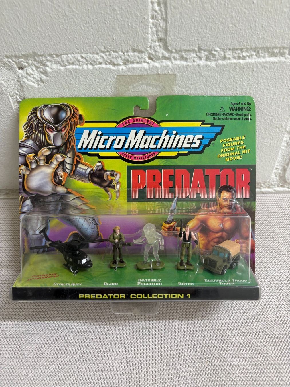 Statuette: NEU PREDATOR - MICRO MACHINES - COLLECTION 1, Vintage – Nuovo e nell'imballaggio originale da Ottenbach venduto da TimelessEmotions. 1